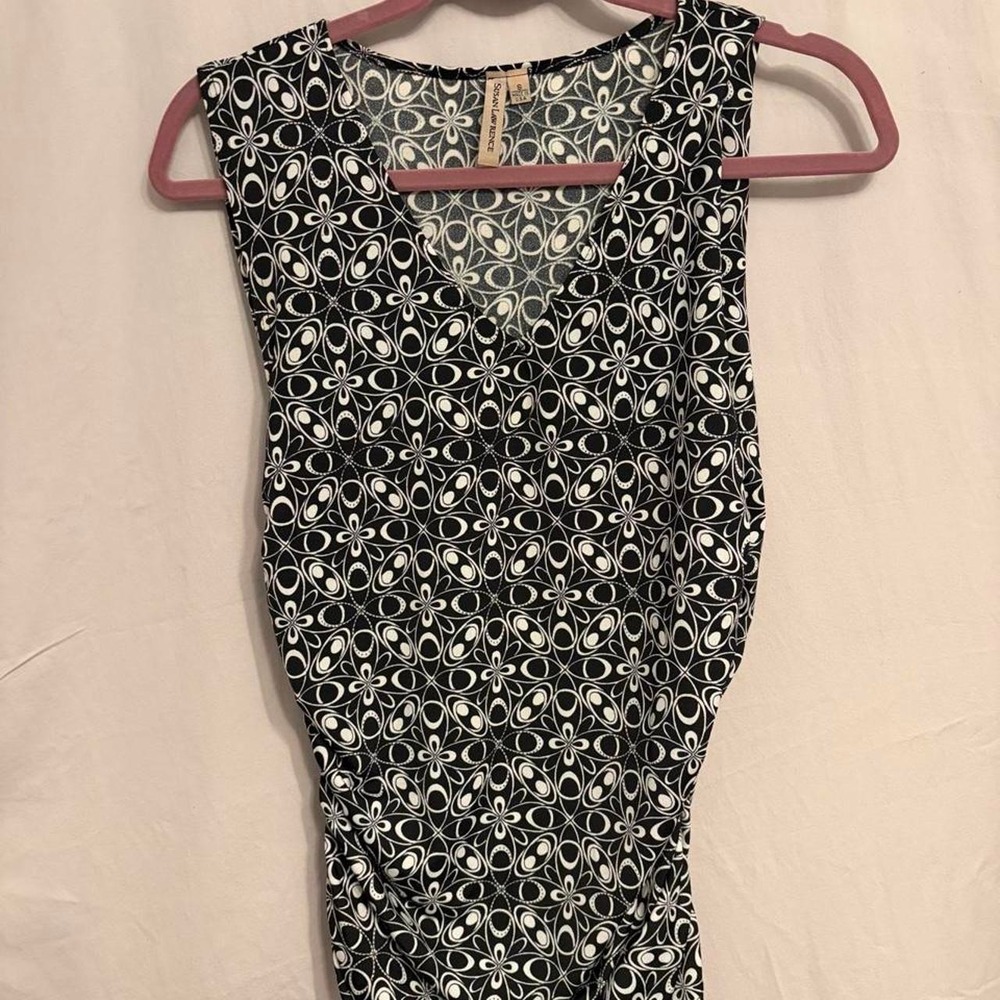 Patterned Sleeveless Top